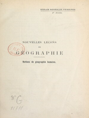 cover image of Nouvelles leçons de géographie